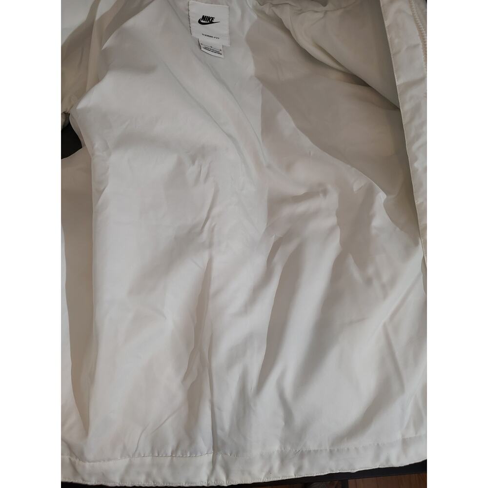 Women's Nike Therma-FIT Vest White Puffer Jacket Insulated Quilted - Medium - Picture 4 of 5